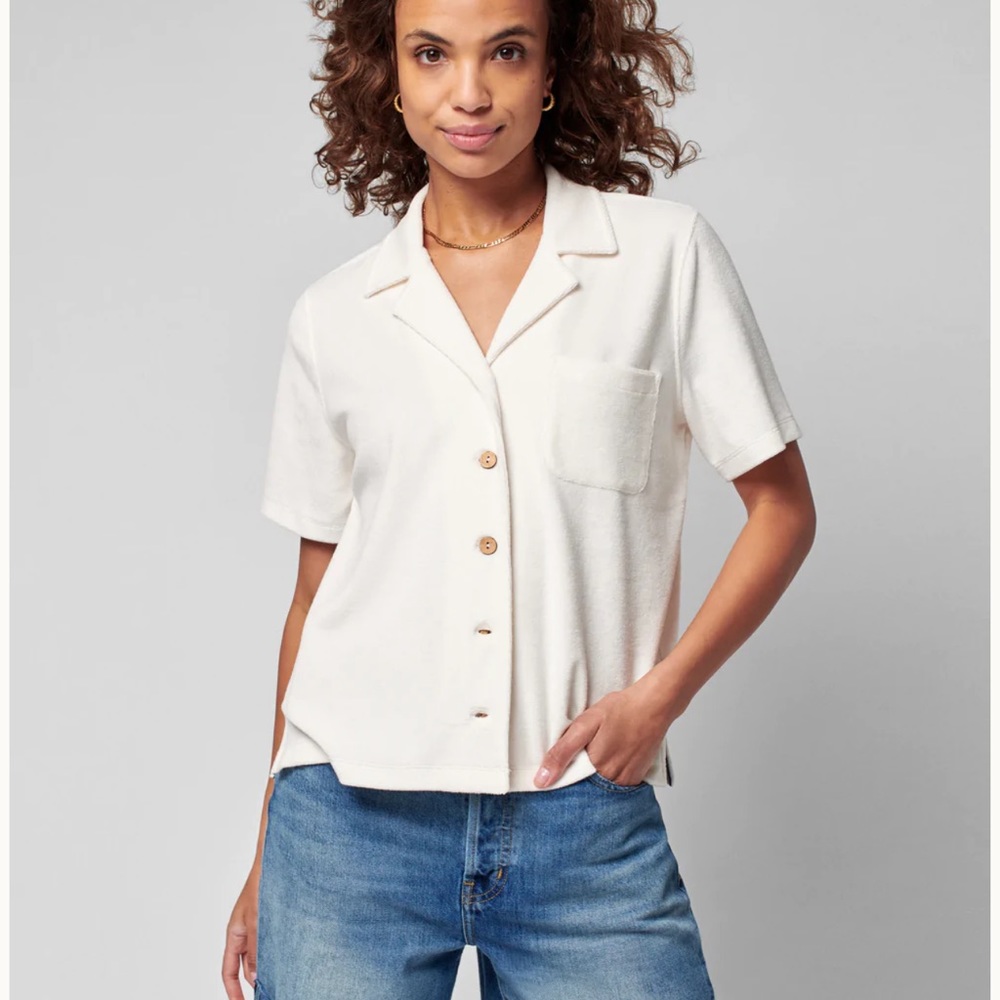 Faherty Brand Terry button up